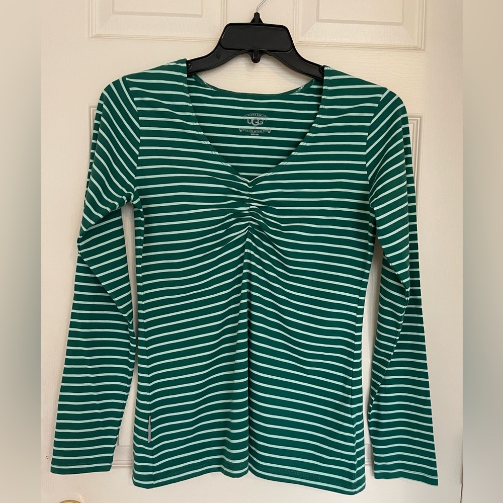 UGG New Long Sleeves Longline Stripes T shirt